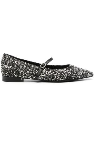 Black tweed Icaro ballet flats ROBERTO FESTA | ICARONERO